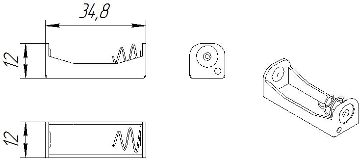 BH511 одна батарея N