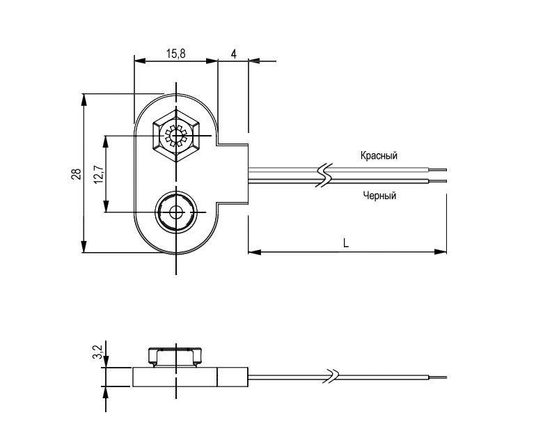 BS-E black tail 150 mm