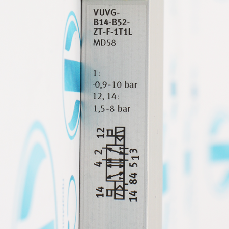 VUVG-B14-B52-ZT-F-1T1L Распределитель с электромагнитным управлением Festo