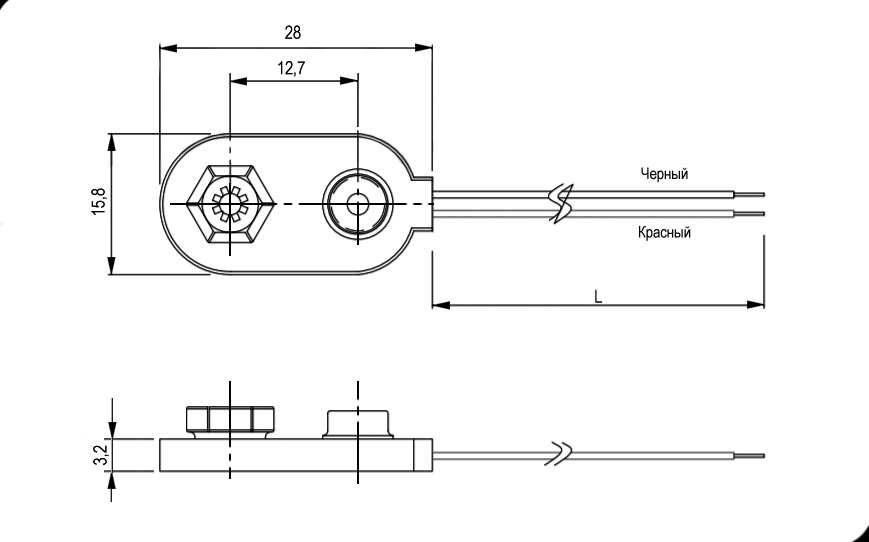 BS-IC колодка для Кроны 100 mm