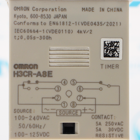 H3CR-A8E AC100-240/DC100 Таймер Omron (на запчасти)